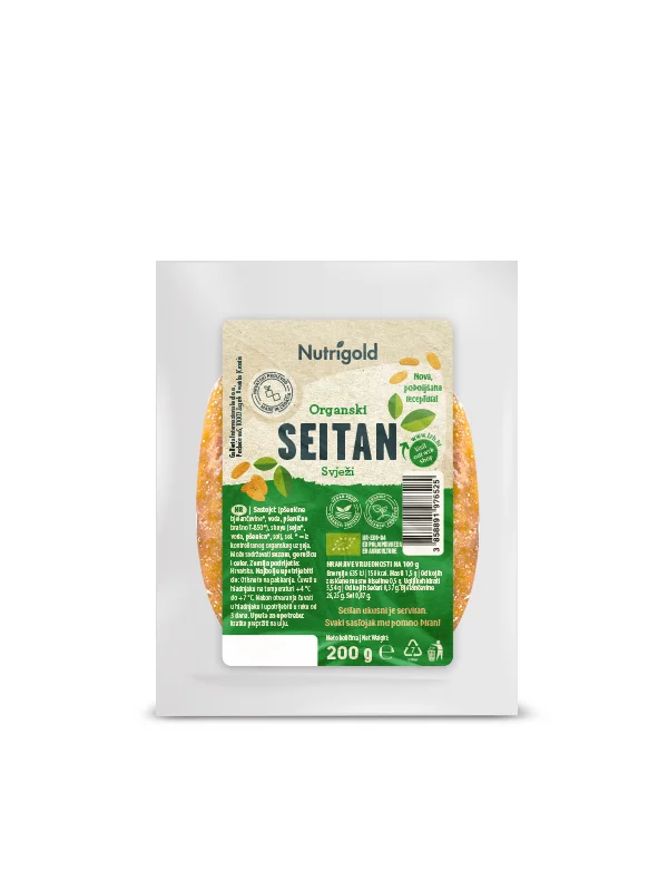 Nutrigold Frischer Seitan – Biologisch in einer 200g Verpackung