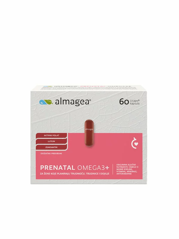 Almagea Prenatal Omega3+ mit 60 Kapseln in der Packung