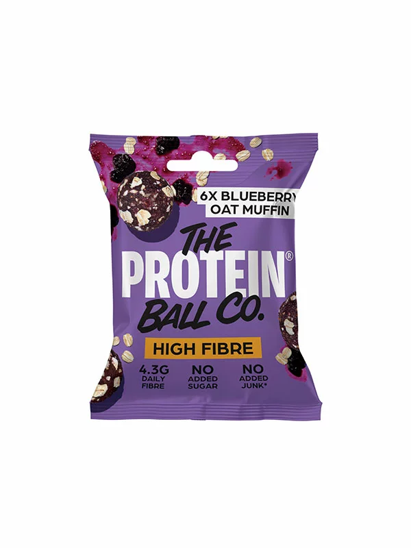 Protein Ball CO Vegane Proteinbällchen BLAUBEERE & HAFERMUFFIN in einer 45g Packung