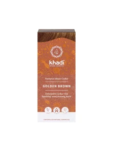 Pflanzliche Haarfarbe Goldbraun - 100g Khadi