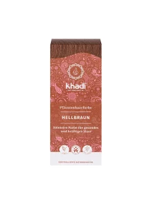 Khadi Pflanzliche Haarfarbe Hellbraun in einer 100g Packung