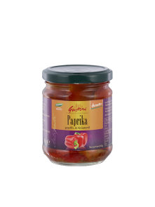 Gegrillte Paprika in Pflanzenöl – Biologisch 190g Gustoni