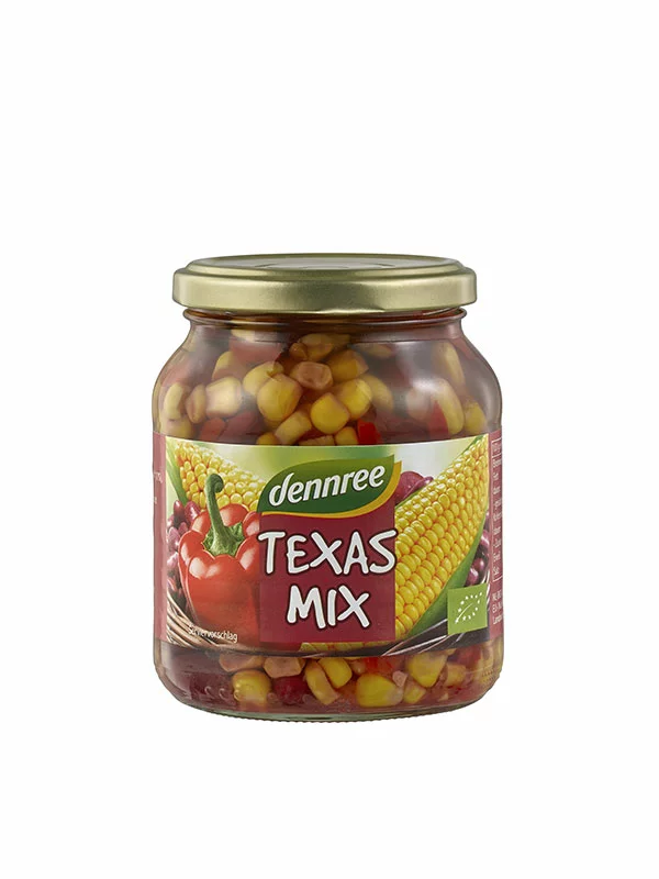 Dennree Texas-Mix – Biologisch im 350g Glas