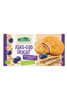 Keks-Duo Heidelbeere – Biologisch 175g Allos