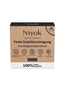 Niyok Seife zur Gesichtsreinigung Aktivkohle - in einer Packung von 80g