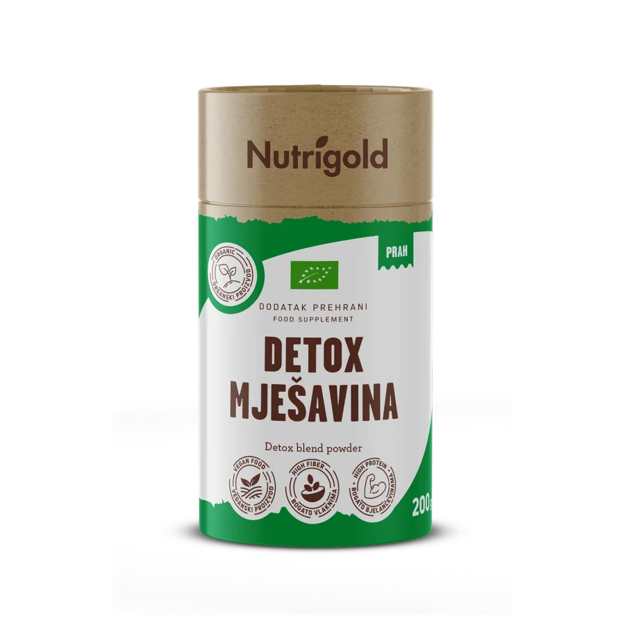 Nutrigold Detox Pulvermischung - Biologisch in einer 200 Gramm Packung