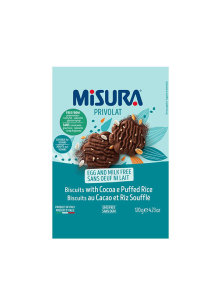 Privolat-Kekse mit Kakao und Reis – ohne Milch und Eier – 120g Misura