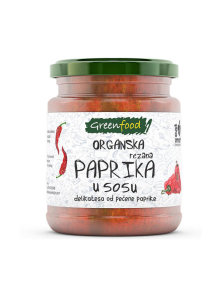 Geschnittene Paprika in Soße – Biologisch 260g Greenfood