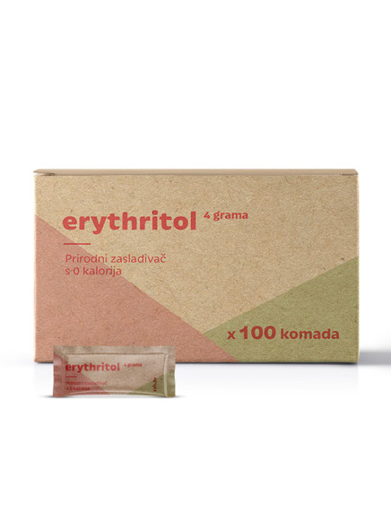 Nutrigold Erythrit - Zucker im Beutel 4g x 100 Stück - 400g