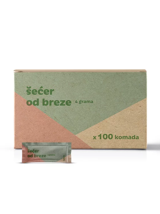 Nutrigold Birkenzucker im Beutel 4g x 100 Stück - 400g