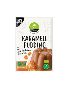 Glutenfreier Karamellpudding – Biologisch 43g Agava Karin Lang