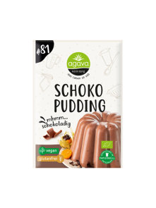 Schokoladenpudding glutenfrei – Biologisch 50g Agava Karin Lang