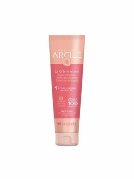 Handcreme mit weißer Tonerde – 50ml Argiletz