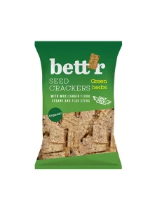 Vollkorn-Salzkräcker mit grünen Kräutern – Biologisch 150g Bett'r
