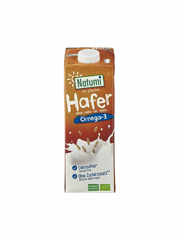 Natumi Hafer Omega-3 Drink – Biologisch in einer 1000ml Packung