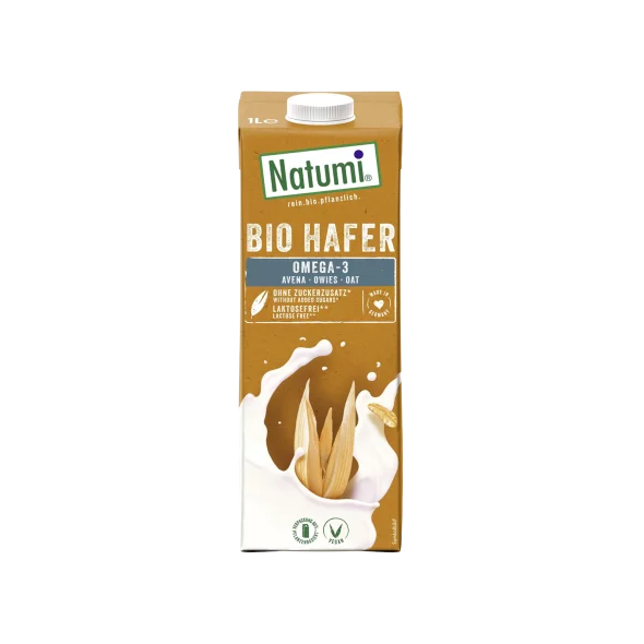 Natumi Hafer Omega-3 Drink – Biologisch in einer 1000ml Packung