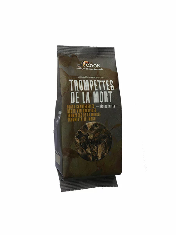 Cook Getrockneter Pilz Black Trumpet - Biologisch in einer 20g Verpackung