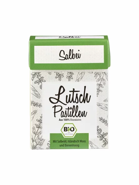 Aries Salbei-Lutschpastillen – Biologisch in einer 30g Packung