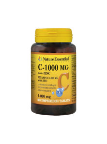 Vitamin C 1000mg + Zink – 60 Tabletten Nature Essential
