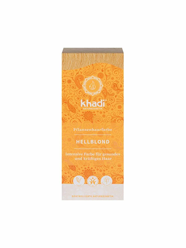 Khadi Pflanzliche Haarfarbe Hellblond in einer 100g Packung