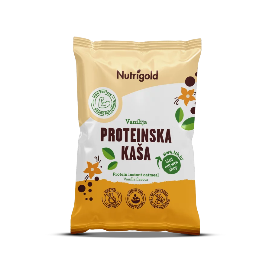 Nutrigold Protein Porridge – Vanille in einer 65g Packung