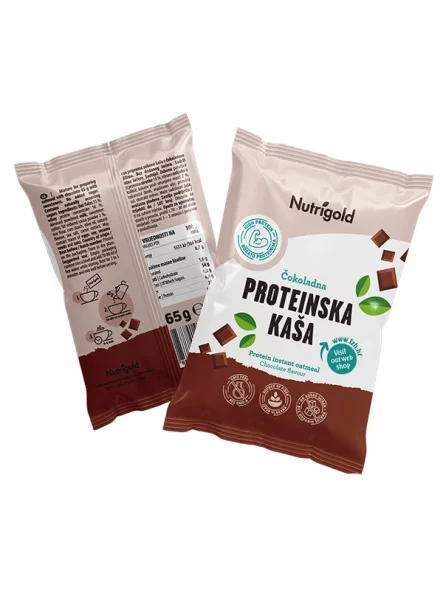 Nutrigold Protein Porridge – Schokolade in einer 65g Packung