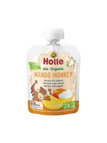 Mangopüree mit Joghurt „Mango Monkey“ – Biologisch 85g Holle