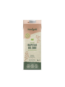 Nutrigold Haferdrink ohne Zuckerzusatz – Biologisch in einer 1000 ml Packung