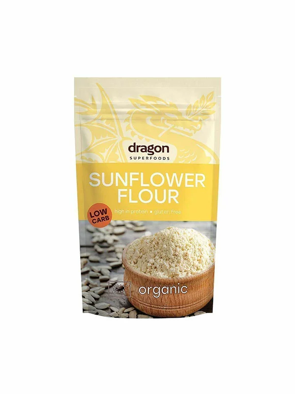 Dragon Superfoods Sonnenblumenmehl – ​​Biologisch in einer 200g Verpackung