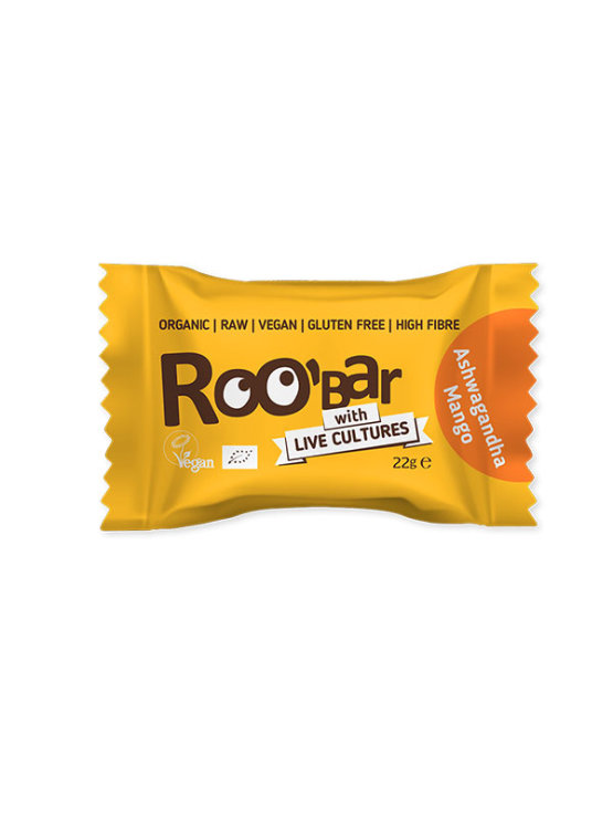 Energy Ball mit probiotischem Ashwaganda & Mango – Biologisch 22g Roobar