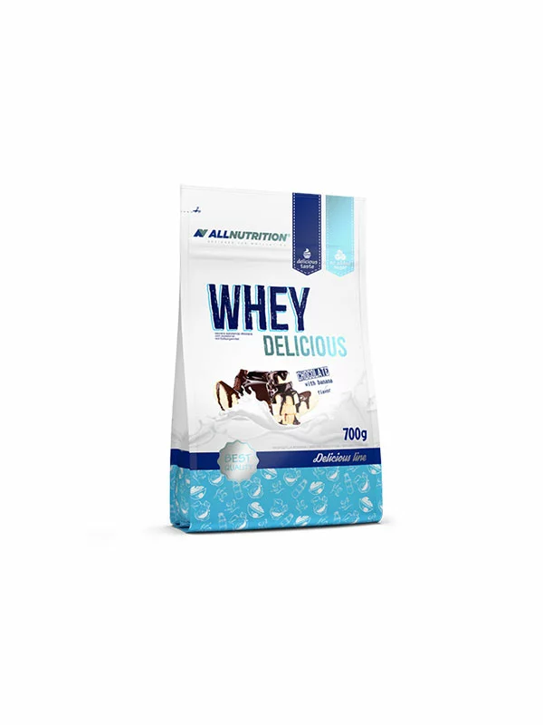 All Nutrition Protein Whey Delicious Schokolade & Banane in einer 700g Packung