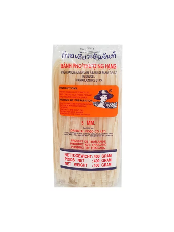 Reisnudeln 5mm - verpackt in 400g Farmer