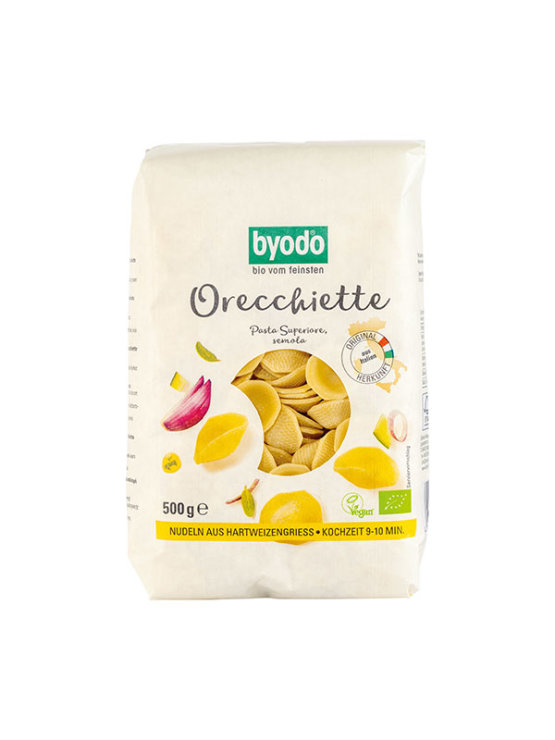 byodo Hartweizennudeln Orecchiette – Biologisch in einer 500g Verpackung