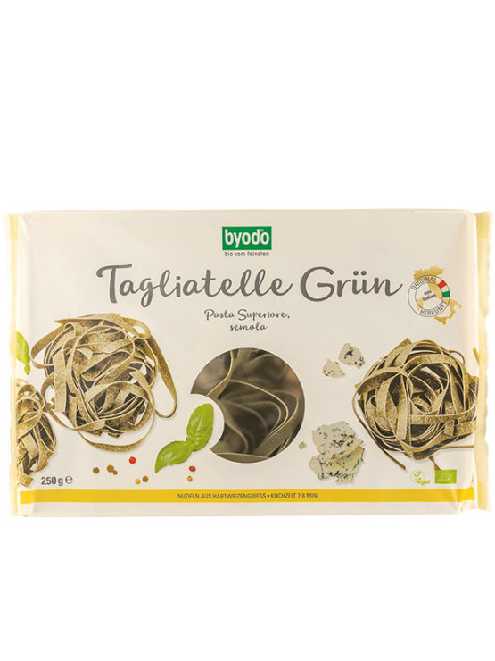 Byodo Grüne Hartweizennudeln Tagliatelle – Biologisch in einer 250g Packung