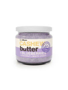 Cashewbutter – Heidelbeeren, Kokosn und weiße Schokolade – 340g GymBeam