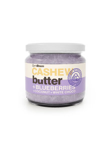 Cashewbutter – Heidelbeeren, Kokos und weiße Schokolade – 340g GymBeam