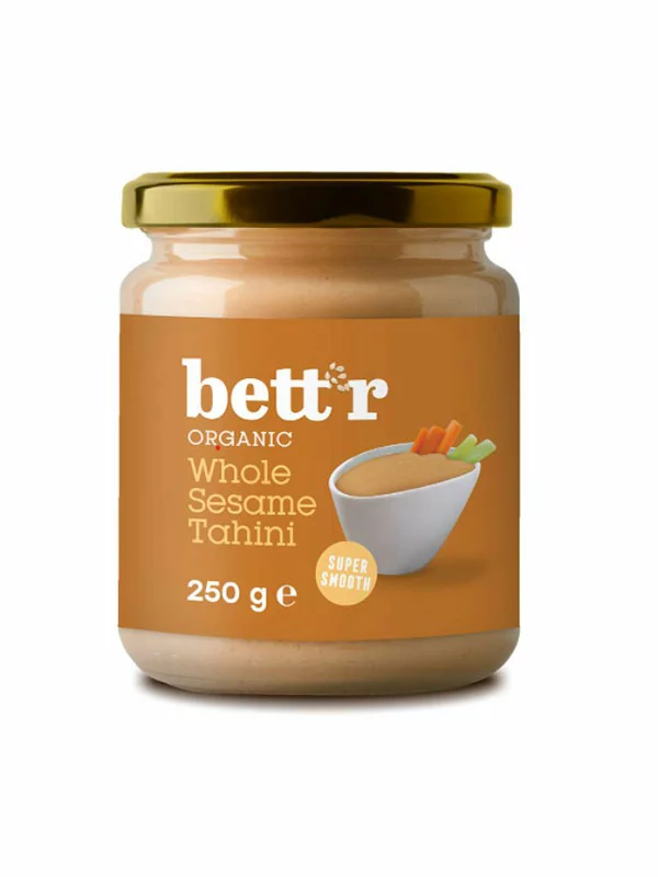 Bett'r Tahini Vollkorn - Biologisch in einem 250g Glas
