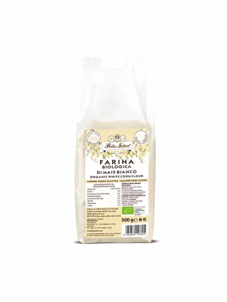 Pasta Natura Weißes Maismehl – Glutenfrei – Biologisch in einer 500g Packung