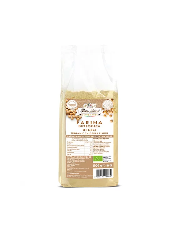 Pasta Natura Kichererbsenmehl Glutenfrei – Biologisch in einer 500g Packung