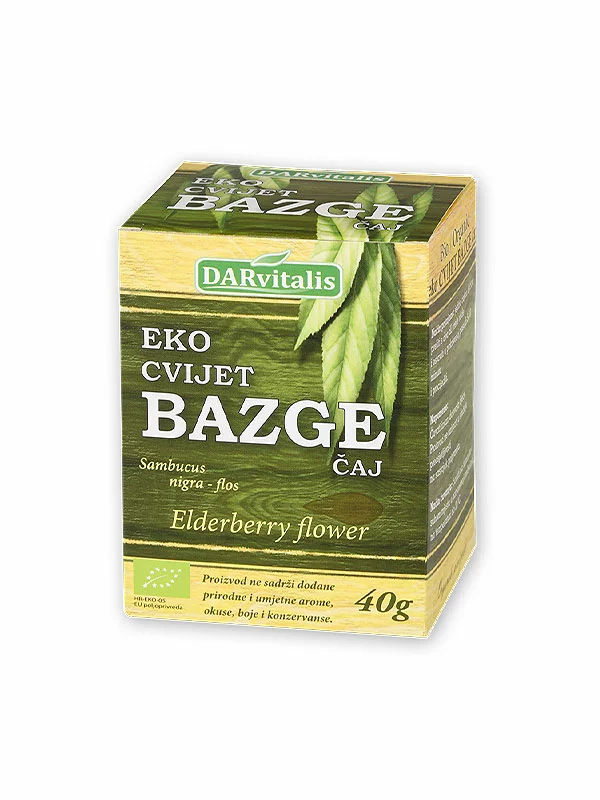 DARvitalis Holunderblütentee - Biologisch in einer 40g Packung