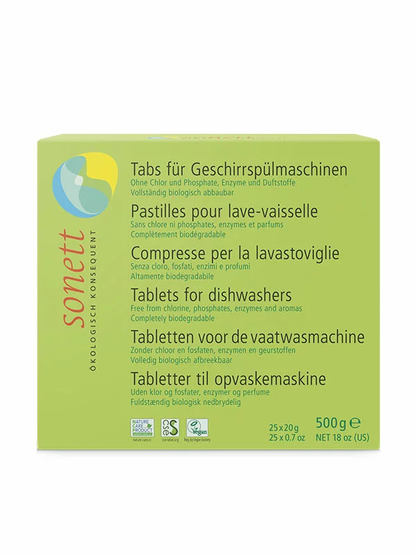 Sonett Tabs zum maschinellen Geschirrspülen - 25x20g Tabs