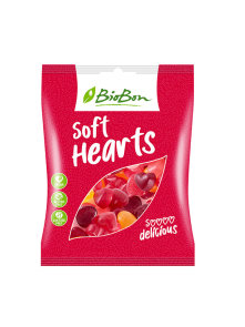 BioBon Vegane Gummiherzen glutenfrei – Biologisch in einer 100g Packung