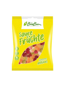 Vegane saure Fruchtgummis glutenfrei – Biologisch 100g BioBon