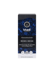 Pflanzliches Haarfärbemittel Indigo – 100g Khadi