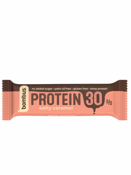 Protein-Schokoriegel 30% – Salty Caramel 50g Bombus