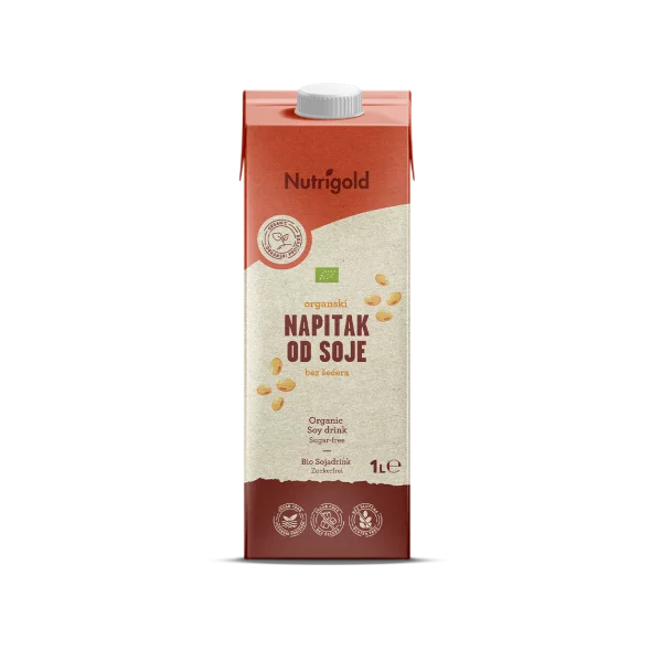 Nutrigold Sojadrink ohne Zuckerzusatz - Biologisch in einer 1000ml  Packung