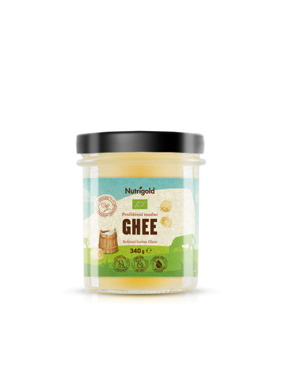 Nutrigold Ghee geklärte Butter - Biologisch in einer 340ml Packung