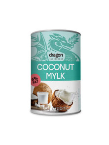 Kokosmilch 6% Fett – Biologisch 400ml Dragon Superfoods