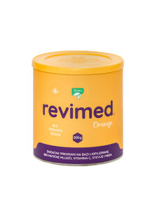 Revimed – Gefriergetrocknetes Bio-Gelée Royale Stevia Orange in Verpackung von 500 g