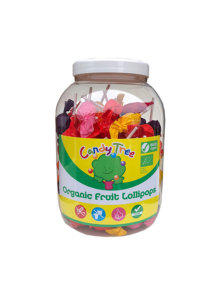 Lutscher im Behälter 84 Stück – Biologisch Candy Tree
